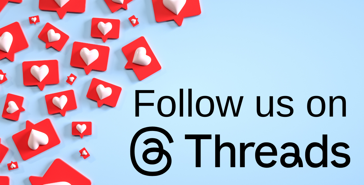 Follow us on @Threads!
