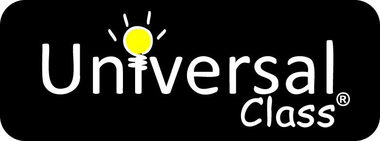 Universal Class Logo on a black background